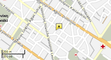 Location of business on map