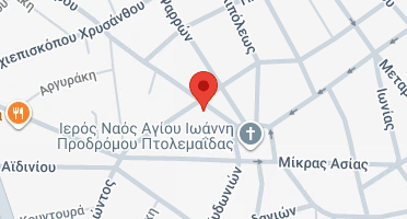 Location of business on map