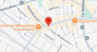 Location of business on map