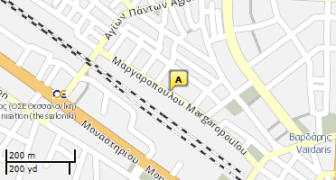 Location of business on map