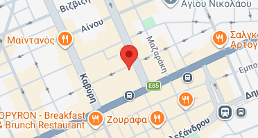 Location of business on map