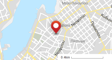 Location of business on map