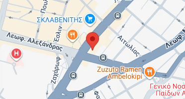 Location of business on map