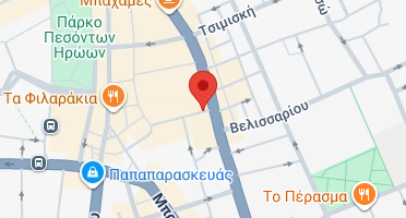 Location of business on map
