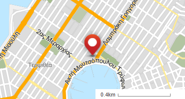 Location of business on map