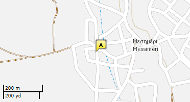 Location of business on map