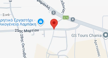 Location of business on map