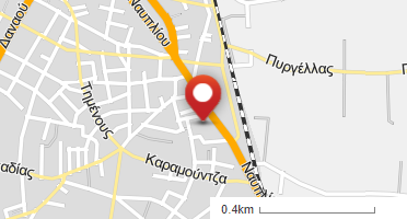 Location of business on map