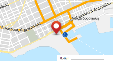 Location of business on map