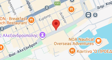 Location of business on map