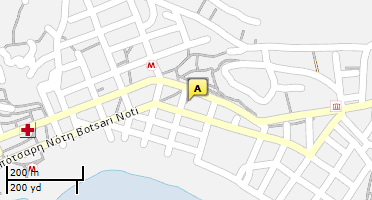 Location of business on map