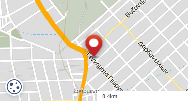 Location of business on map