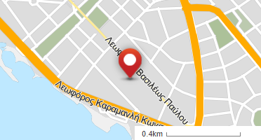 Location of business on map