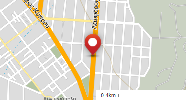 Location of business on map