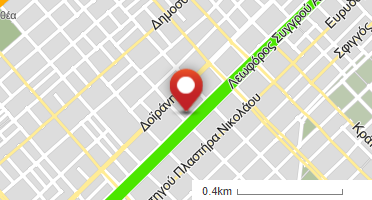 Location of business on map