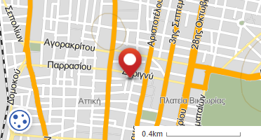 Location of business on map