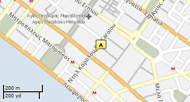Location of business on map