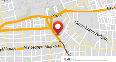 Location of business on map