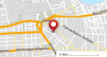 Χάρτης και σημείο της επιχείρησης