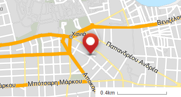 Χάρτης και σημείο της επιχείρησης