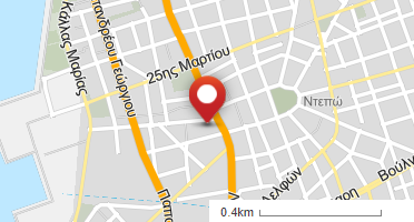 Location of business on map