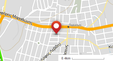 Location of business on map