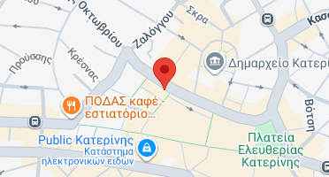 Location of business on map