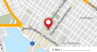 Location of business on map