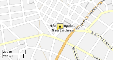 Location of business on map