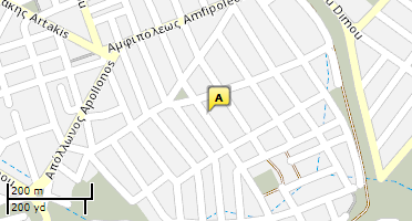 Location of business on map