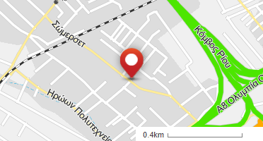 Location of business on map