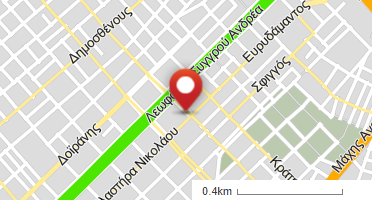 Location of business on map