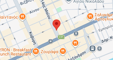 Location of business on map
