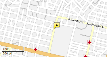 Location of business on map