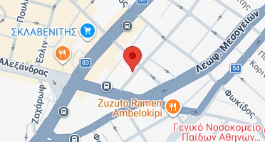 Location of business on map