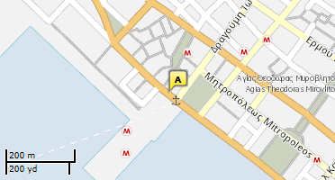 Location of business on map