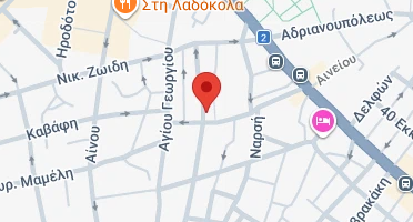 Location of business on map