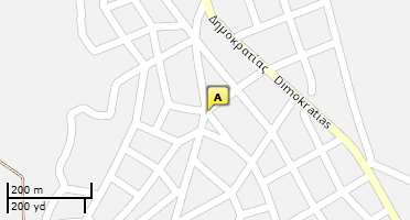 Location of business on map