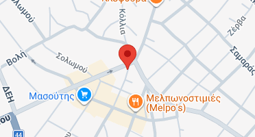 Location of business on map