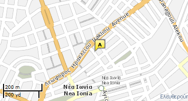 Location of business on map