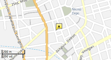 Location of business on map