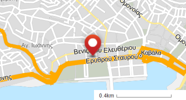 Location of business on map