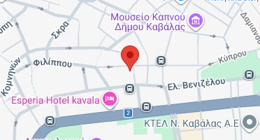Location of business on map