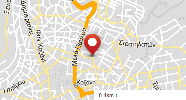 Location of business on map