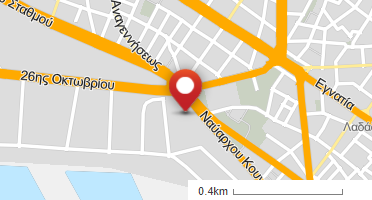 Location of business on map