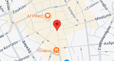Location of business on map