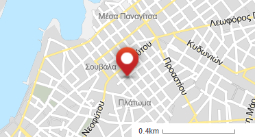 Location of business on map
