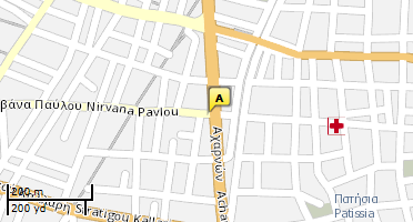 Location of business on map