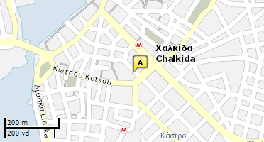 Location of business on map
