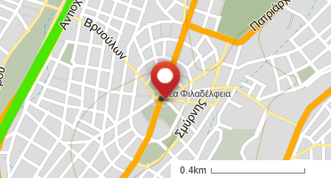 Location of business on map